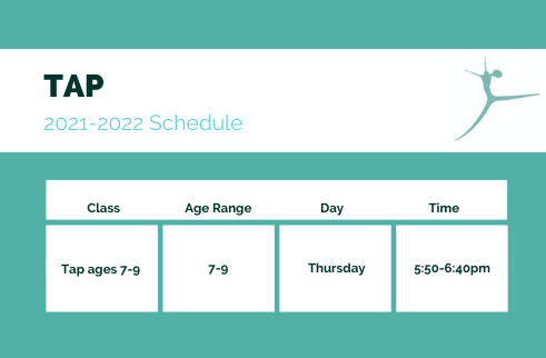 RDC Tap 2021-2022 Schedule