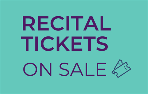 Recital Tickets On Sale